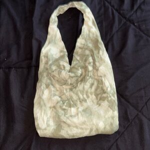 Green Tie-Dye Tote Bag